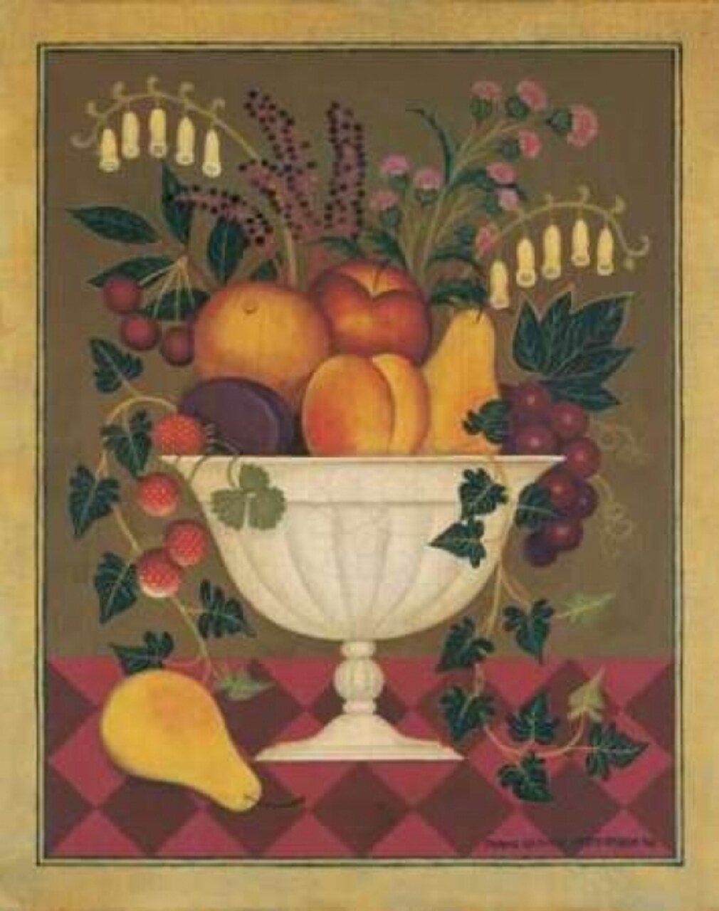 Fruit and Flowers I Poster Print by Diane Pedersen - Item # VARPDXPED062